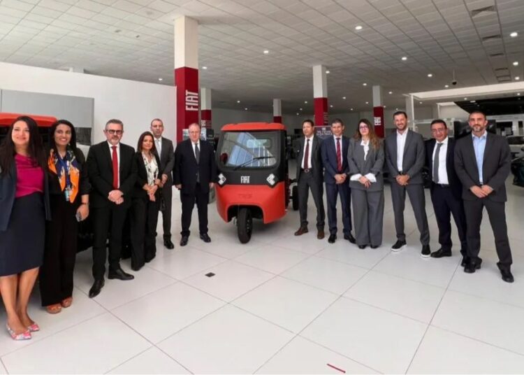a key model under this initiative is the Fiat TRIS, a compact and economical urban mobility vehicle designed for daily professional use.