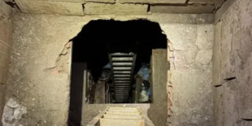 drug tunnel.