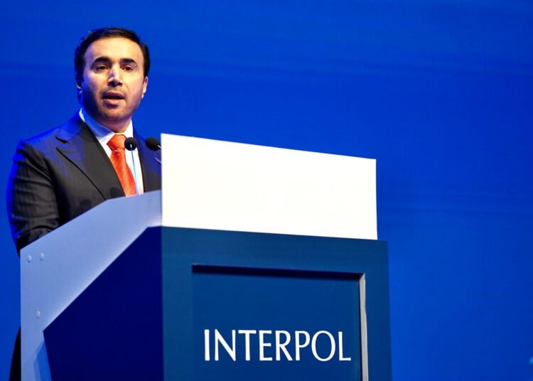The President of the International Criminal Police Organization (INTERPOL), Major General Ahmed Nasser Al-Raisi