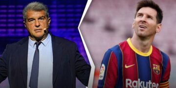 Barcelona president Joan Laporta has commented on Lionel Messi’s recent visit to Camp Nou, saying he was happy to see Messi back