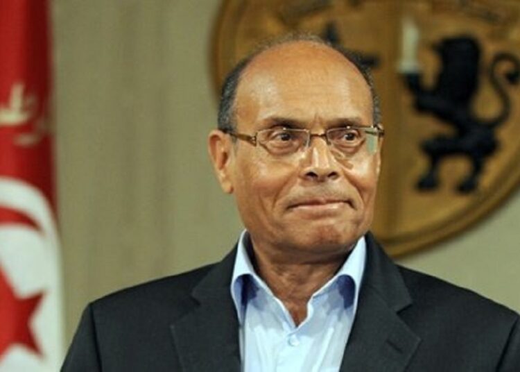 Former Tunisian president Moncef Marzouki