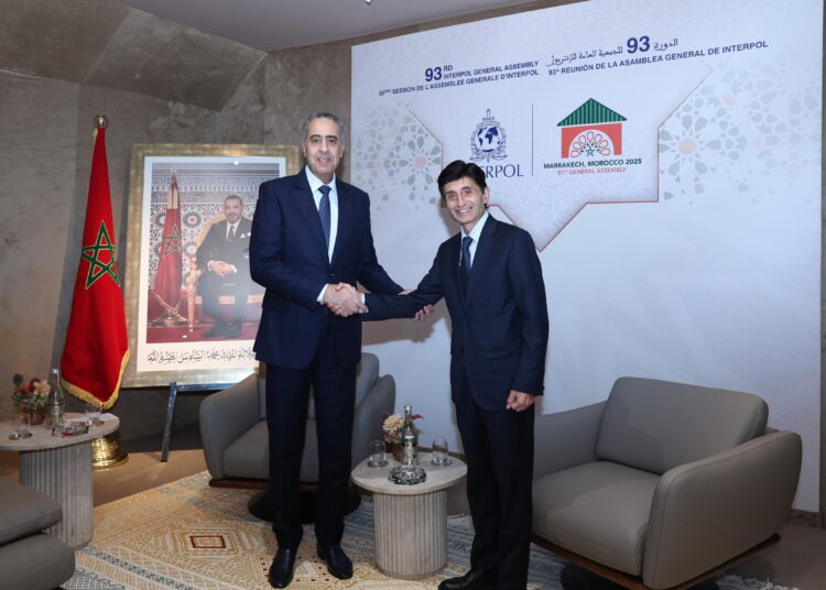 Abdellatif Hammouchi met in Marrakech with UN Police Chief Faisal Shahkar on Tuesday.