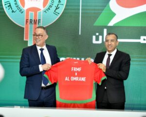 The agreement makes Al Omrane the “Official Sponsor” of Morocco’s national football teams.