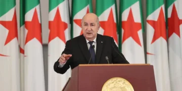 Algerian President Abdelmadjid Tebboune.
