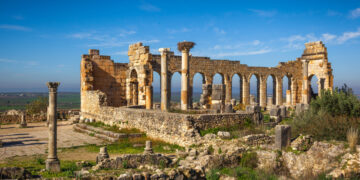 The UNESCO World Heritage site of Volubilis.