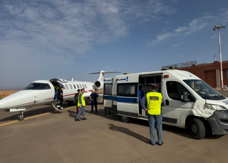 A newborn in severe respiratory distress was evacuated by medical aircraft from Laayoune to Rabat on Tuesday.