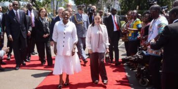 Princess Lalla Asmaa, President of the Lalla Asmaa Foundation, and Rachel Ruto, First Lady of the Republic of Kenya and President of the Voice of Children Foundation.