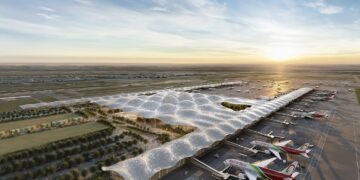 The new terminal at Casablanca’s Mohammed V International Airport.