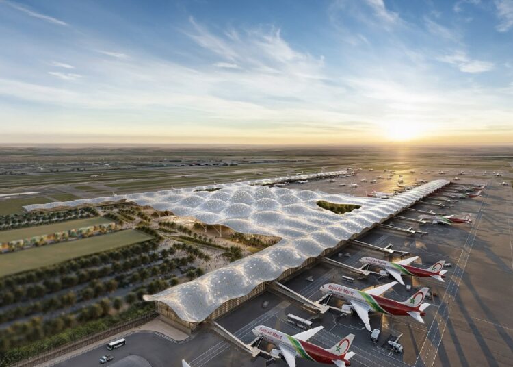 The new terminal at Casablanca’s Mohammed V International Airport.