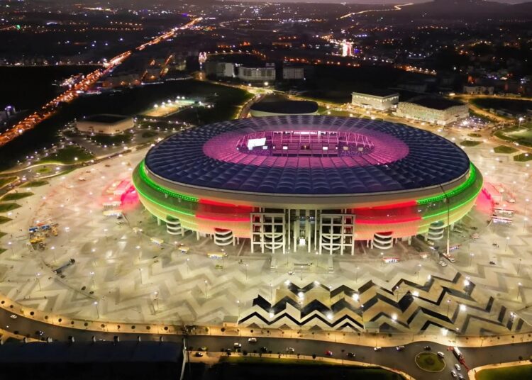 Tangier’s renovated Ibn Battuta Stadium.