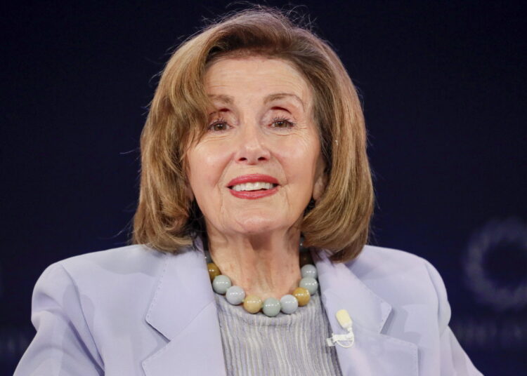Nancy Pelosi, the first woman to serve as Speaker of the US House of Representatives.