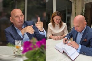 Tomasz Orłowski, Poland’s Ambassador to Morocco and Małgorzata Pacer, an MBA Diplomacy student.