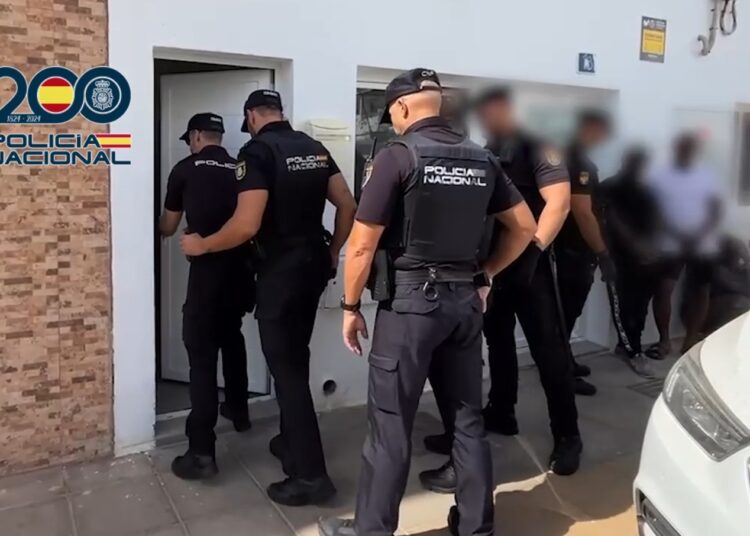 The operation, code-named “Operation Triton,” led to nine arrests in Lanzarote, one in Madrid, and one in Las Palmas de Gran Canaria.