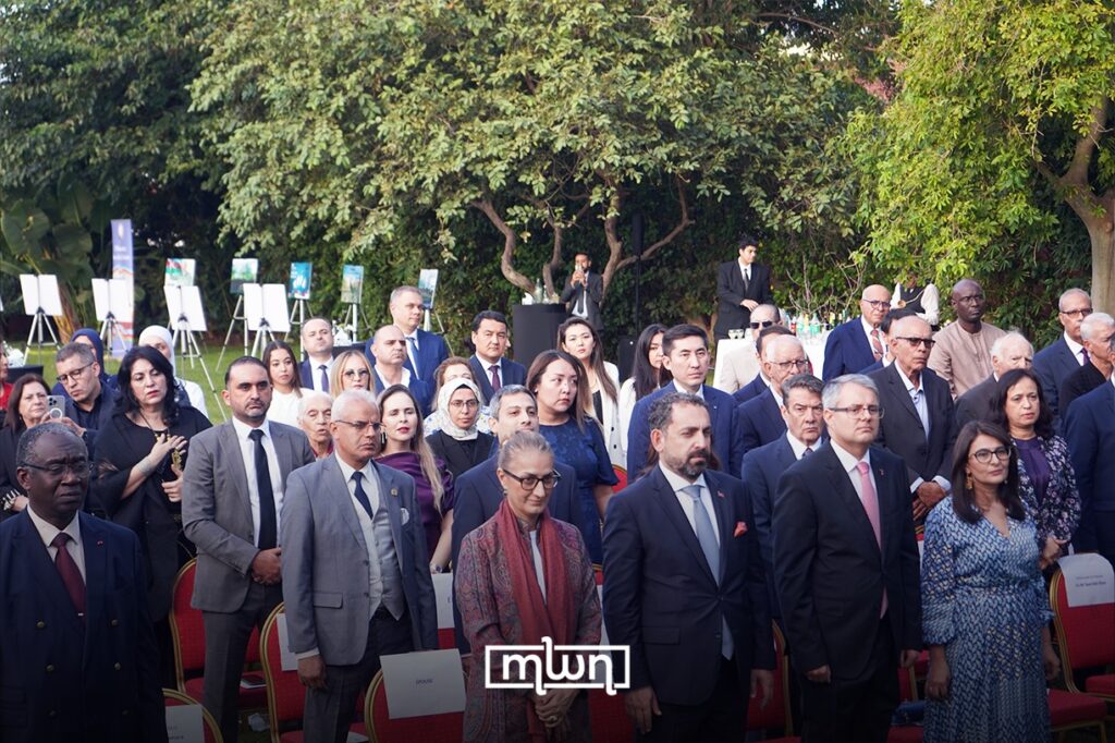 The ceremony gathered more than 150 participants, including cultural figures and representatives from Morocco’s diplomatic community.