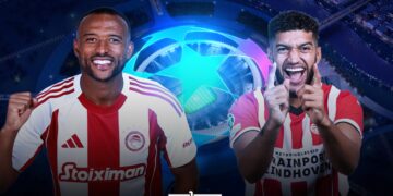 Olympiacos host PSV Eindhoven in the UEFA Champions League.