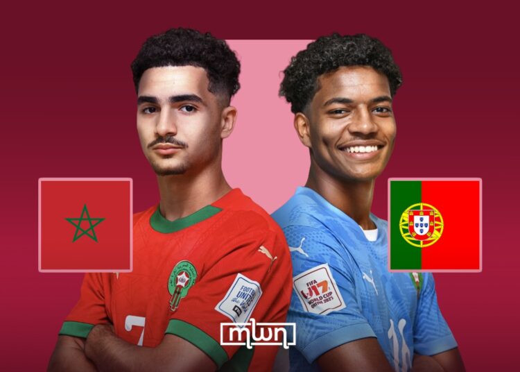 Morocco U17 Fall to Portugal U17, Losing 6–0 in Group Match