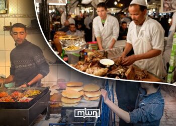 Moroccan food vendors