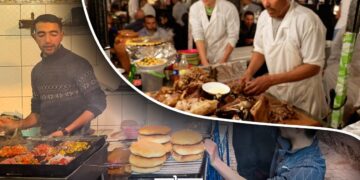Moroccan food vendors