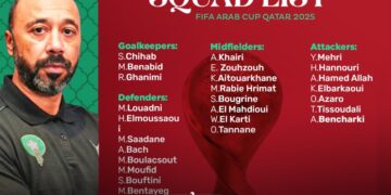 Tarik Sektioui Announces Morocco Squad List for Arab Cup