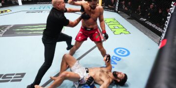 Moroccan-Autrian Fighter Ismail Naurdiev Wins by KO at UFC, Salutes King Mohammed VI
