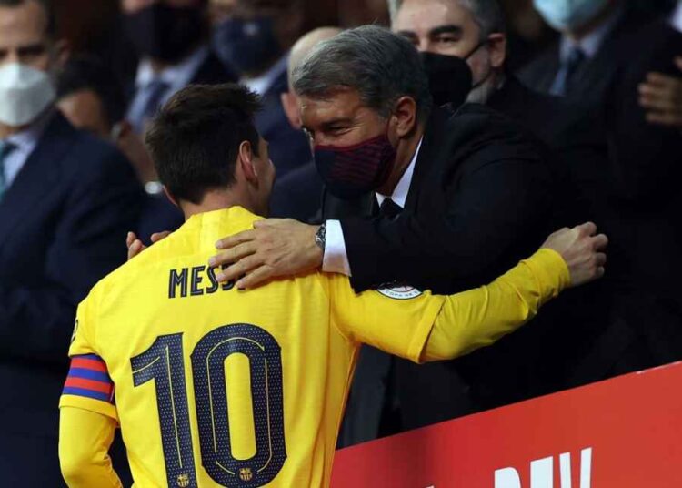 Barcelona President Laporta Plans to Honor Messi at the New Spotify Camp Nou