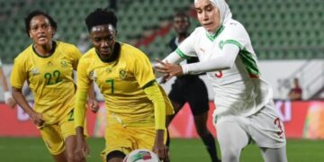 Morocco women’s national team lost 2–0 to South Africa in a friendly match played on at Adrar Stadium in Agadir. 