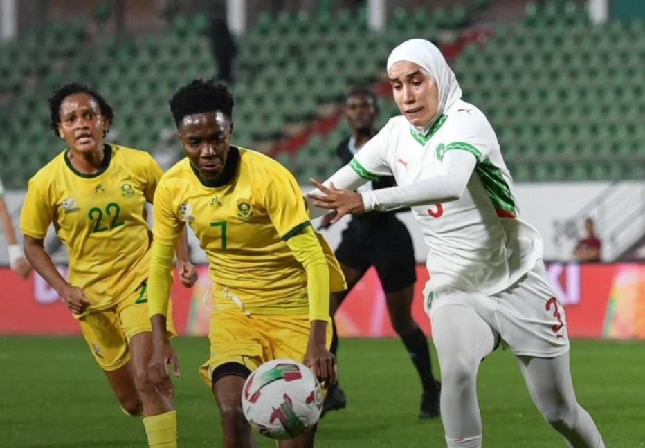 Morocco Women Fall 2–0 to South Africa in Friendly Match