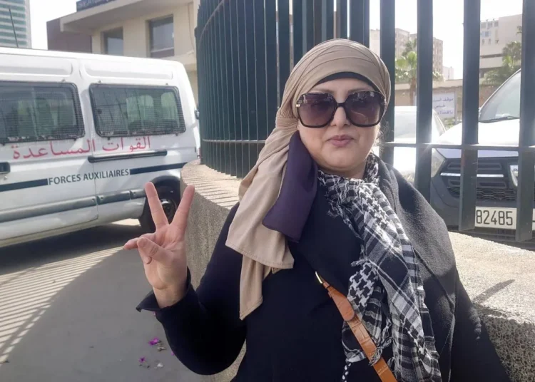 Human rights activist Saida El Alami.