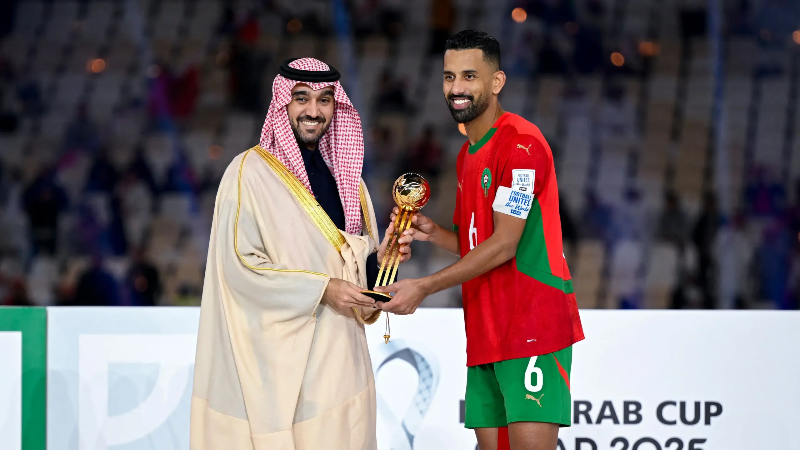 Morocco’s Rabii Hrimatt Named Best Player of Arab Cup