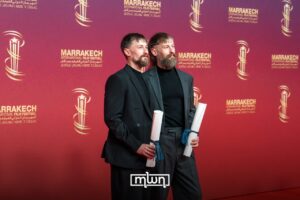 BEST PERFORMANCE BY AN ACTOR: Luke Tittensor and Elliot Tittensor in “Straight Circle” by Oscar Hudson (United Kingdom).