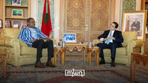 Nasser Bourita and Burkina Faso’s Foreign Minister Karamoko Jean Marie Traore.