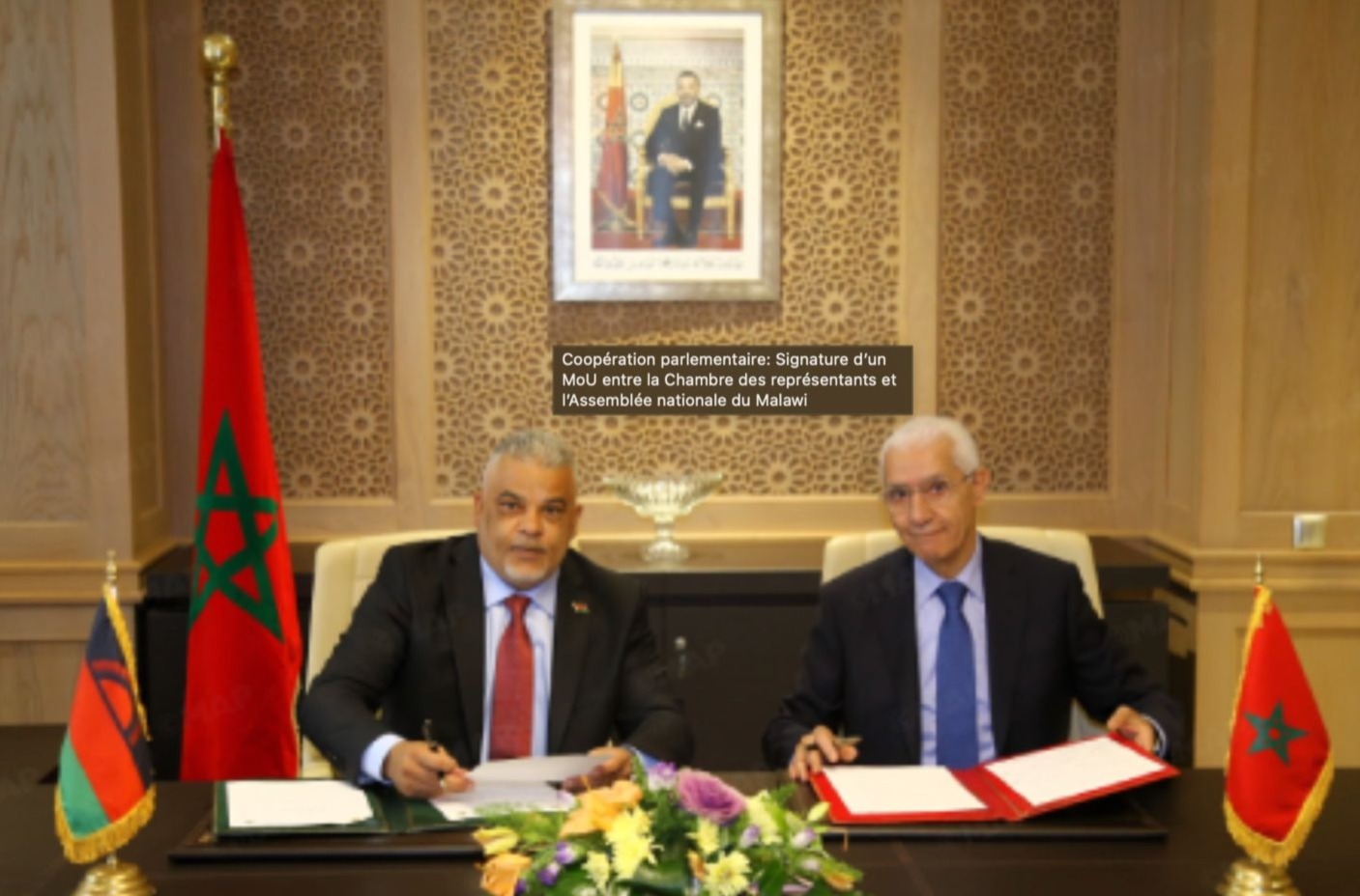 House of Representatives and the National Assembly of Malawi Sign MoU on Parliamentary Cooperation