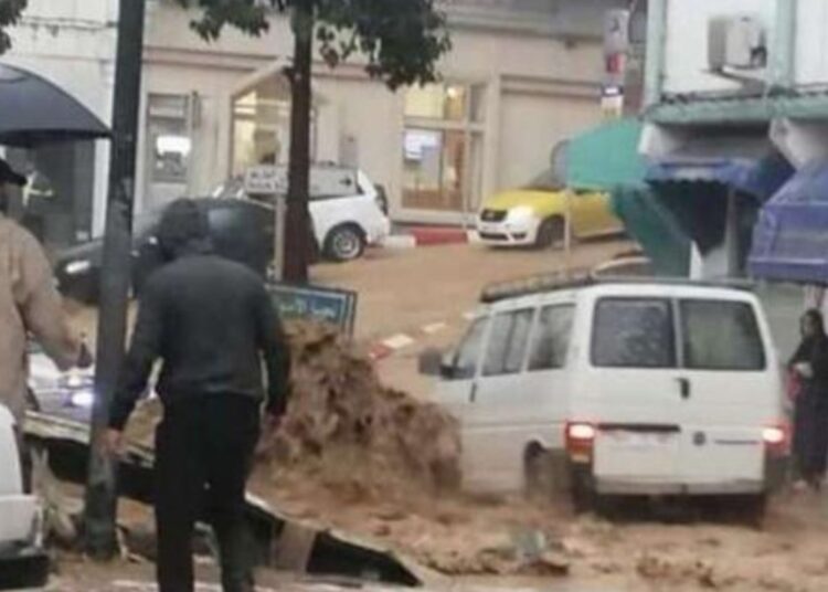 Torrential Rains Flood Tetouan Streets as Morocco Confronts Severe Weather