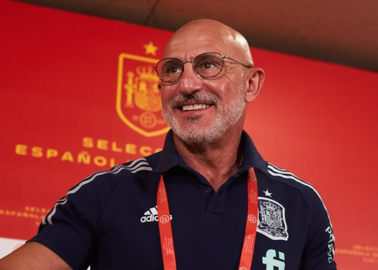Spain’s national team coach Luis de la Fuente.