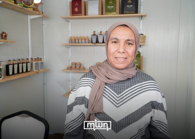Jemaa Essoussy, founder and president of the Assil Ouargane Cooperative and the Arganic brand, is one of the women entrepreneurs