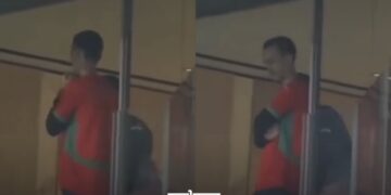 Crown Prince Moulay Hassan attended Morocco’s semifinal match against Nigeria at Prince Moulay Abdellah Stadium in Rabat.