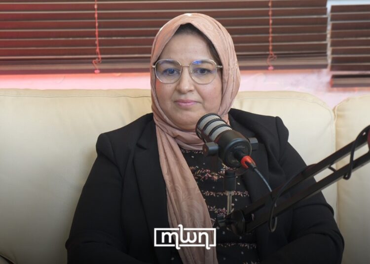 Samira Smahri, founder and manager of Tadamoun Cooperative and the cosmetics brand Souss Drops, shows how women-led projects