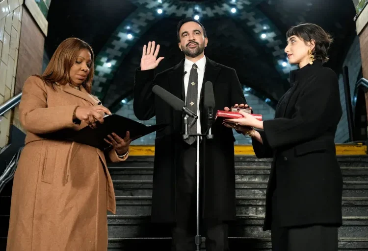Zohran Mamdani Takes Oath on Quran as NYC’s First Muslim Mayor