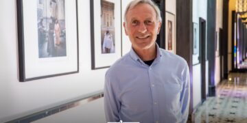 British photographer Alan Keohane unveiled his latest exhibition, “Our Land – Ardna,” at Mandarin Oriental Marrakech on Friday.