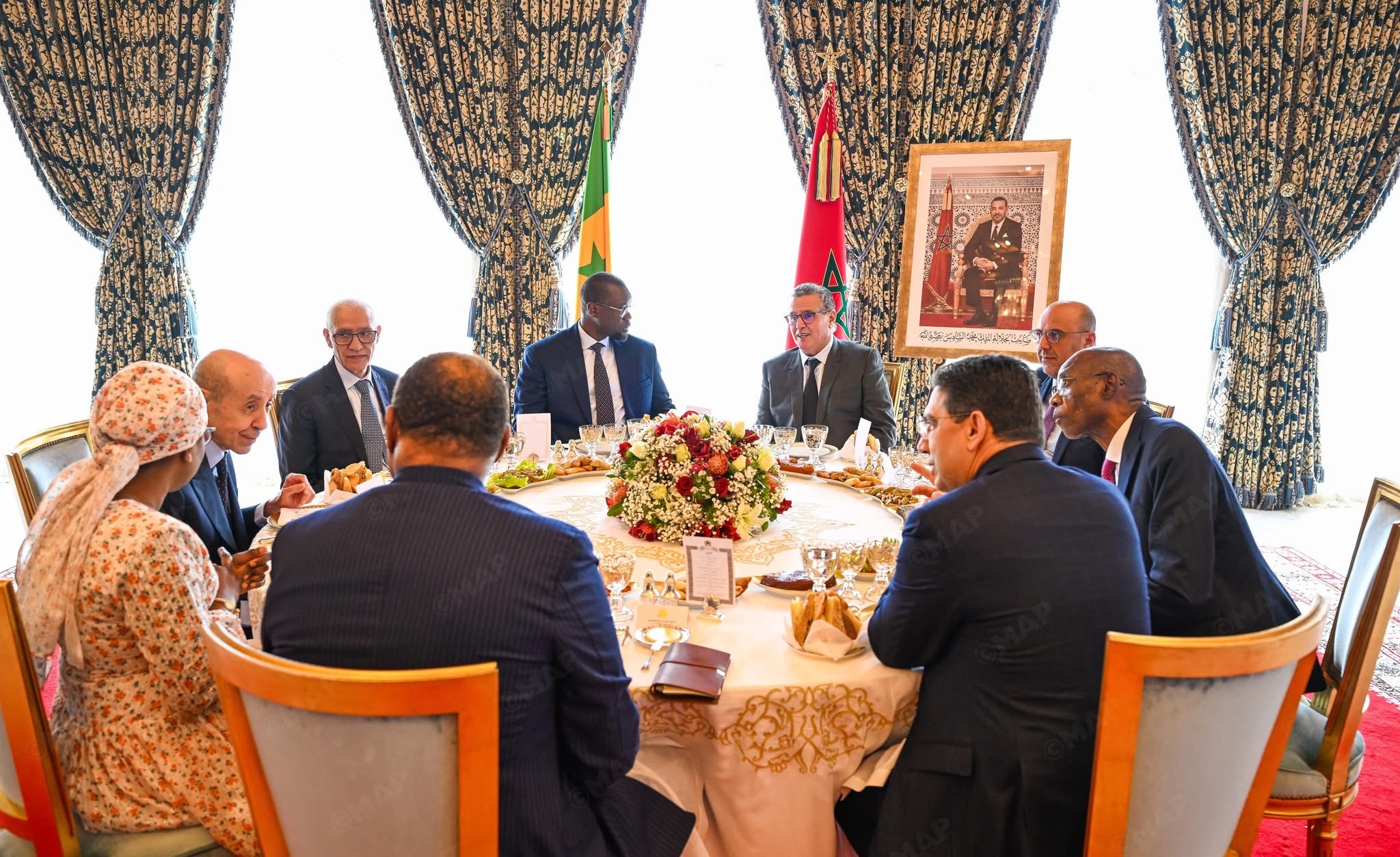 King Mohammed VI Hosts Luncheon for Senegalese PM, Delegation