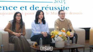 During the ceremony on January 20, alumni Chgoura Khadija, Wahb Majda, and Bahhad Mohammed shared testimonies about their post-graduation trajectories.