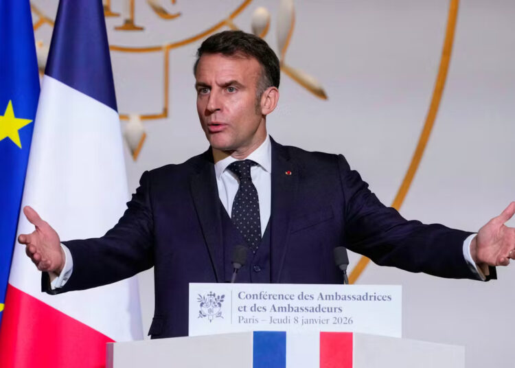French President Emmanuel Macron.
