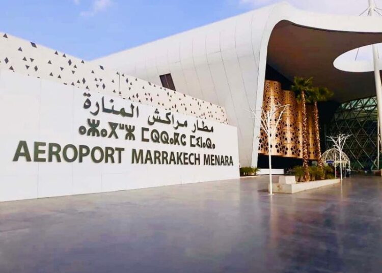 Marrakech-Menara Airport.