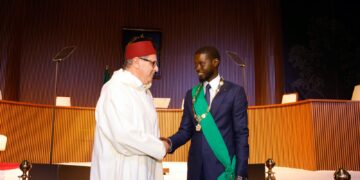 Head of Government Aziz Akhannouch and Senegalese President Bassirou Diomaye Faye.
