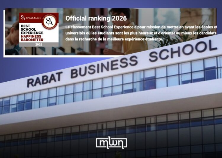 Speak & Act Features Rabat Business School in Best School Experience 2026 List