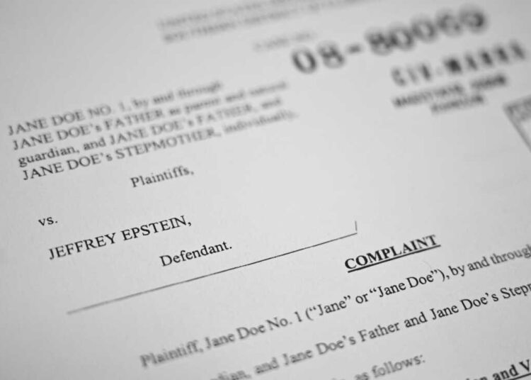 The US Justice Department on Friday released its largest batch of Jeffrey Epstein documents to date.