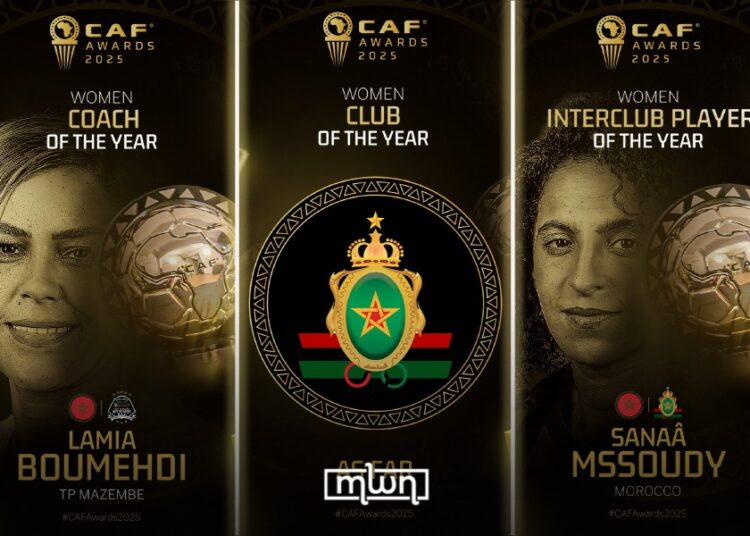 Morocco Dominates CAF Women’s Awards 2025
