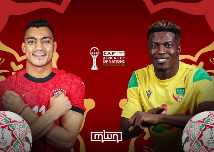 Egypt play Benin today at Stade Adrar in Agadir in the Round of 16 at AFCON 2025. The Pharaohs topped Group B with seven points