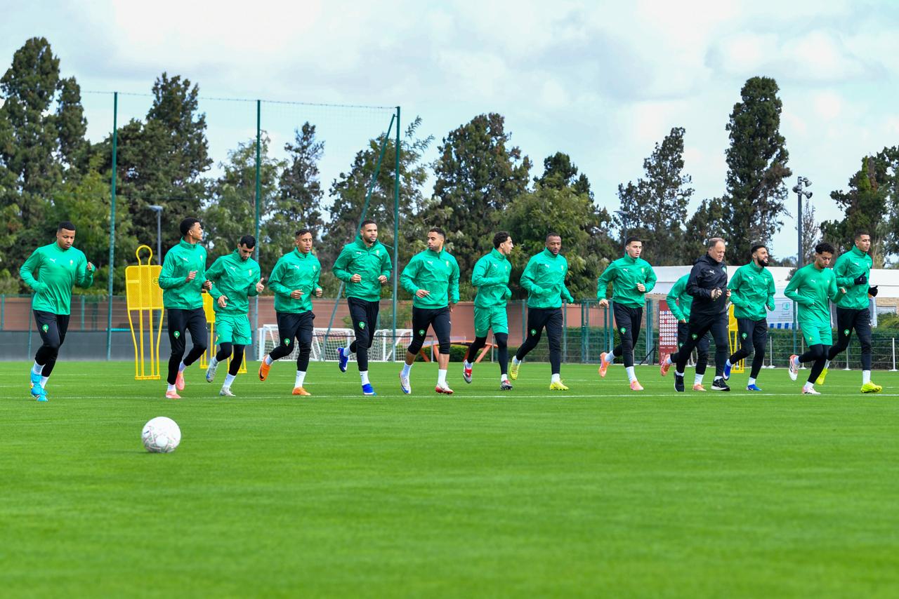 Atlas Lions Continue Preparation Ahead of Cameroon Match