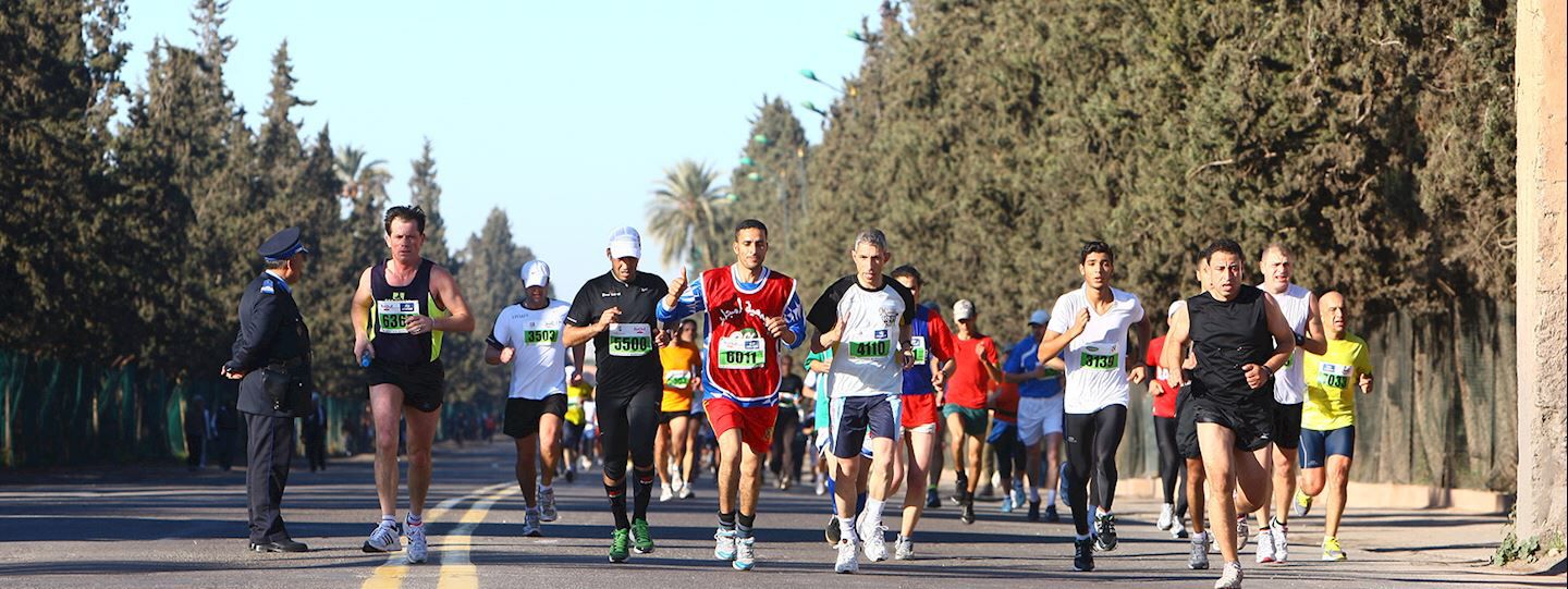 Moroccan Abdelhadi Labäli Wins 36th Marrakech International Marathon